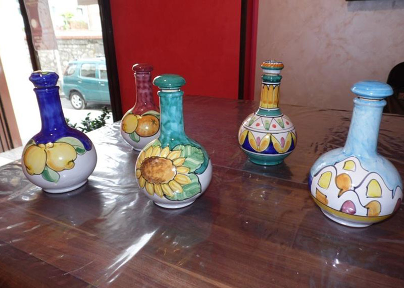 Bottiglie in ceramica cl4, cl10, cl20, cl50, cl70