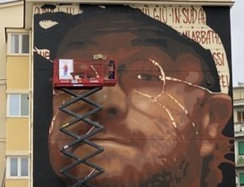 Lucio Dalla il murales di Jorit a Sorrento si mostra nella sua bellezza e diventa un’attrattiva foto video segui la diretta